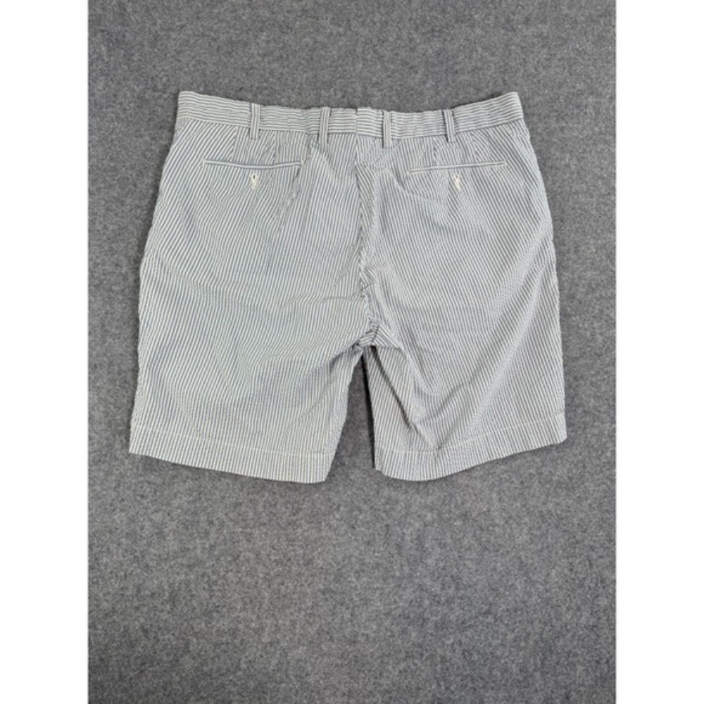 Polo Ralph Lauren Suffield Fit Seersucker‎ Striped Chino Shorts Mens Sz 38 - Picture 2 of 9